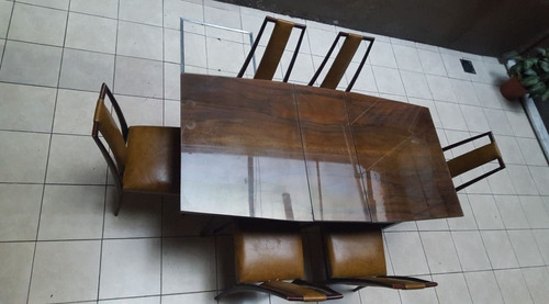 Juego Comedor De Mesa Con Seis Sillas