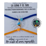 Pulseras Duo Iman Sol Y Luna Amor Amistad