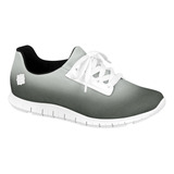 Zapatilla Deportiva Tela Gris