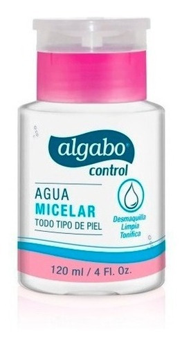 Agua Micelar Algabo Todo Tipo De Piel X 120 Ml