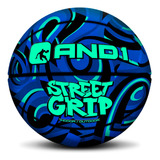 Balón De Cuero And1 Street Grip Basketball Azul