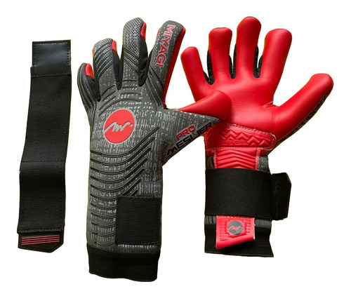 Guantes Miyagi Pro Meslier - Gris/rojo