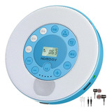 Reproductor Discman De Cd Mp3 Recargable Por Usb Con Bocina