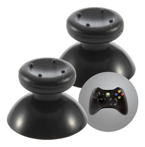 4 Pzas (2pares) Capuchón Para Xbox 360 Control Goma Joystick
