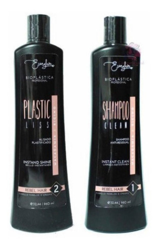 Alisante Plastificado 2pasos 960ml Cabello Rebelde Gall