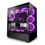 Funda Para Pc 4 Pwm Argb Fans E Atx Mid Tower Gaming Compute