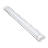 2 Lâmpada Led Tubular Sobrepor Slim Linear 120cm 6000k 40w