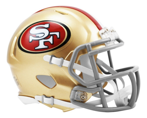 Mini Casco Riddell Nfl 49ers San Francisco Speed