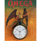 Relógio De Bolso Omega Em Gun Metal De 1896 - Muito Raro
