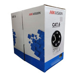 Cable Utp Cat6 100% Cobre Unifilar 305 Metros Hikvision