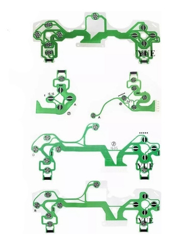 12 Membranas Conductivas Para Control Ps4 (modelo A Escoger)