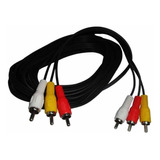 Cable Av Audio Video Rca 3x3 1.8 Metros  Calidad