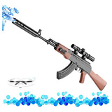 Ametralladora Automatica Ak47 Akm Blaster Juguete Hidrogel