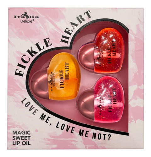 Brillos Labiales Fickle Heart Magic  Italia Deluxe Original