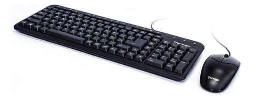 Kit Teclado Y Mouse Vorago Km-105 Multimedia Usb Negro