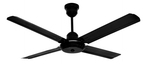 Ventilador Protalia Techo 3014 Chapa Negro 85w 3 Velocidades