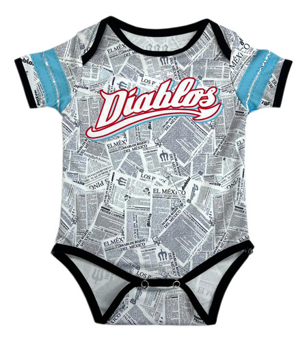 Pañalero Diablos Rojos Del México, Jersey Bebé Béisbol