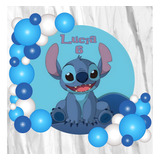 Fondo Banner Candy Bar Personalizado Stitch 70x70cm