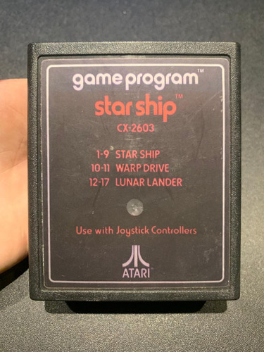 Star Ship Atari 2600 Cartucho