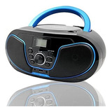 Lonpoo Stereo Cd Boombox Portátil Bluetooth Sintonizador Dig