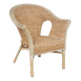 Sillon Sardegna Claro Rattan Y Fibra Natural - Indonesia