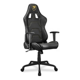 Silla Profesional Gamer Cougar Armor Elite Royal Color Negro Material Del Tapizado Cuero Sintético