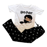 Pijama De  Mujer De Harry Potter Pantalón Y Blusa