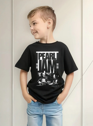 Playera Grunge Niño Pearl Jam Live Punch