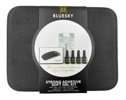 Kit Uñas Soft Gel Bluesky (tips Stiletto)