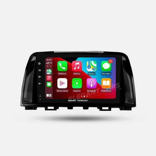 Autoradio Android 11 Mazda 6 2013-2018 4+64gb 8core Qled Foto 3