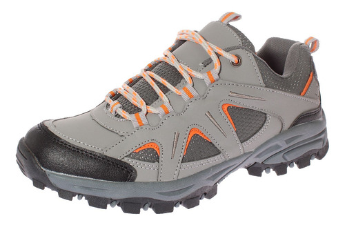 Zapatilla Outdoor Gris/naranjo Art. 52202b0007greyorange