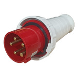 Clavija Ploga Industrial Aerea Roja 3p+n+t 63a 220v - 440v