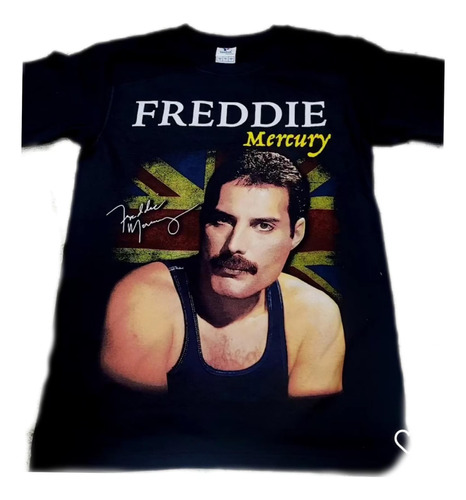 Poleras Estampadas Con Diseño Freddie Mercury Queen 