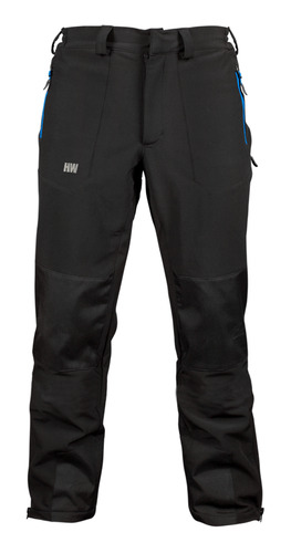 Pantalón Hw Softshell Wolverine Antiácido Negro/azul