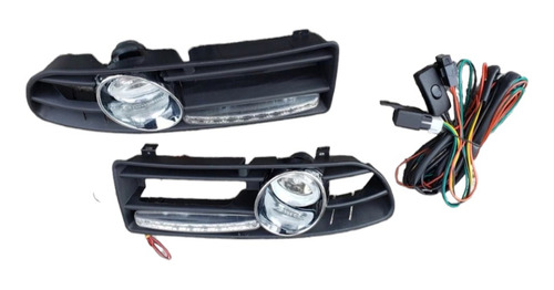 Nieblas Jetta A4 Con Halogeno Y Leds Cableado