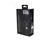 Correa Steelcore Strap Seguridad Cerradura Moto Bici 130cm Color Negro