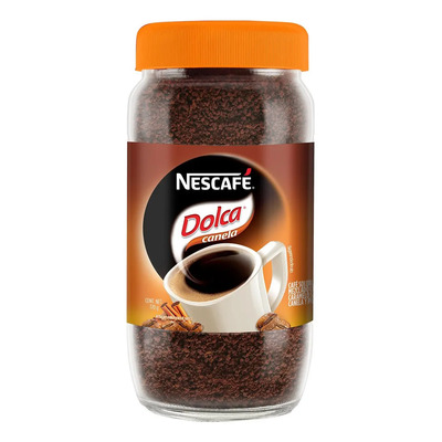 Café instantáneo clásico Nescafé Dolca Canela sin gluten frasco 170 g | Meses sin interés