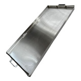 Comal/plancha Liso De Acero Inox  50x100 Cm Negocio