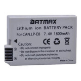 Bateria Batmax Generica Lp-e8 1800 Mha Para T2i T3i T4i T5i