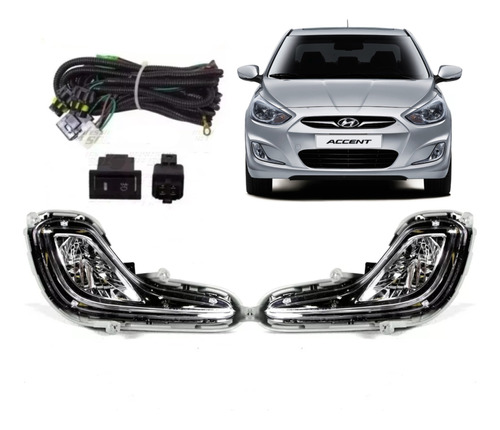 Kit Neblinero Para Hyundai Accent Rb 1.4 G4lc 2013 2018