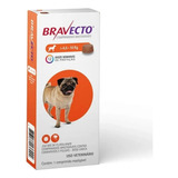 Pastilla Antiparasitario Para Garrapata Msd Bravecto Comprimido Mastigável Bravecto Comprimido Para Perro De 4.5kg A 10kg Color Marrón Claro