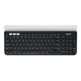 Teclado Logitech K780 Qwerty Español Negro- Blanco Bluetooth