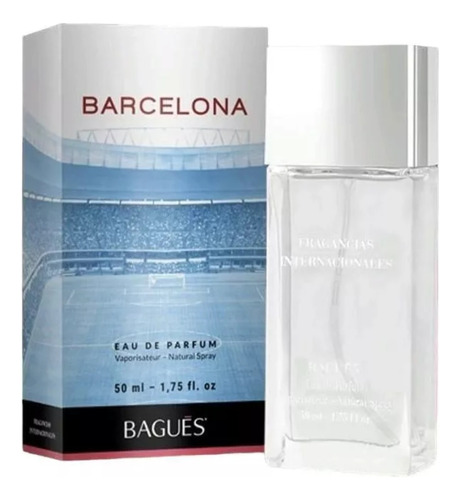 Barcelona Eau De Parfum Masculino, 50ml, Bagues 