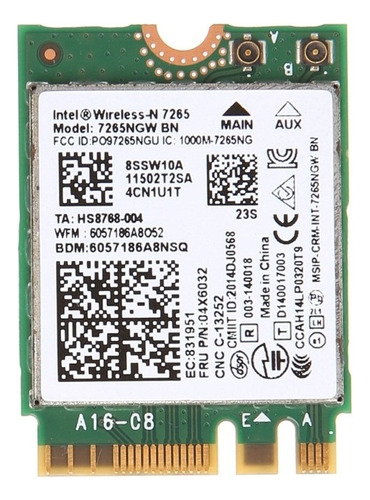 For Intel Wireless-n 7265 7265ngw Dual Band Ban 2x2 Wi 2024