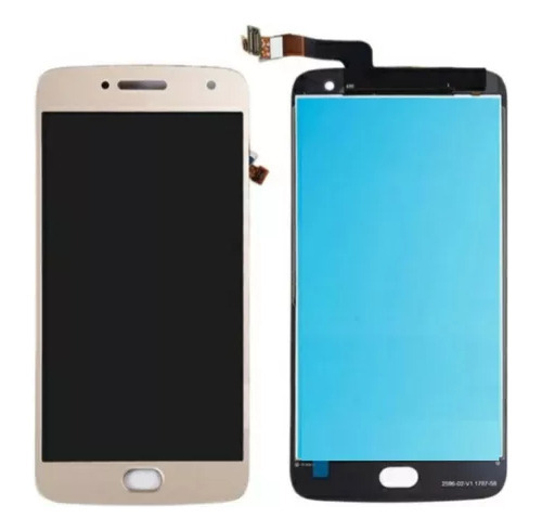 Display E Touch P/ Moto G5 Plus Dourado