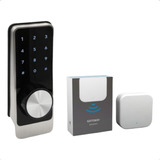 Fechadura Digital Fortezza Fd10 Com Hub Wifi Ttlock