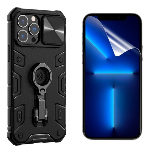 Forro Nillkin Camshield Armor Pro Para iPhone + Hidrogel