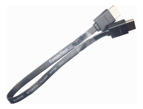 Zhdm02c Cable Hdmi Super Corto 20 Cm Qhdm02cq Compu-toys