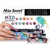 Colección Mood 12pc De Polvo Acrílico Para Uñas Mia Secret