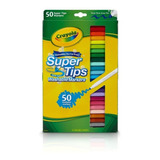 Crayola Marcadores Lavables Super Tips 50 Unidade Originales